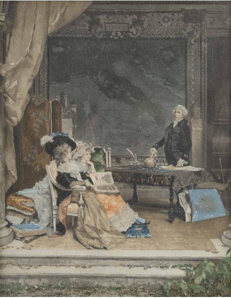 Watercolors On Paper – 18th Century Scenes-photo-4