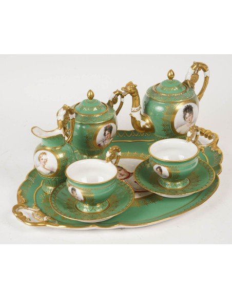 Sèvres Porcelain Tea Service, Napoleon III Period-photo-2