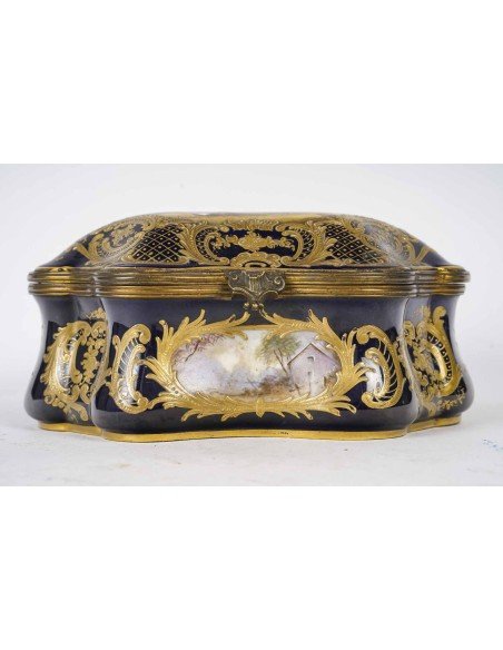 Porcelain Box In The Style Of Sèvres – 19th Century-photo-3