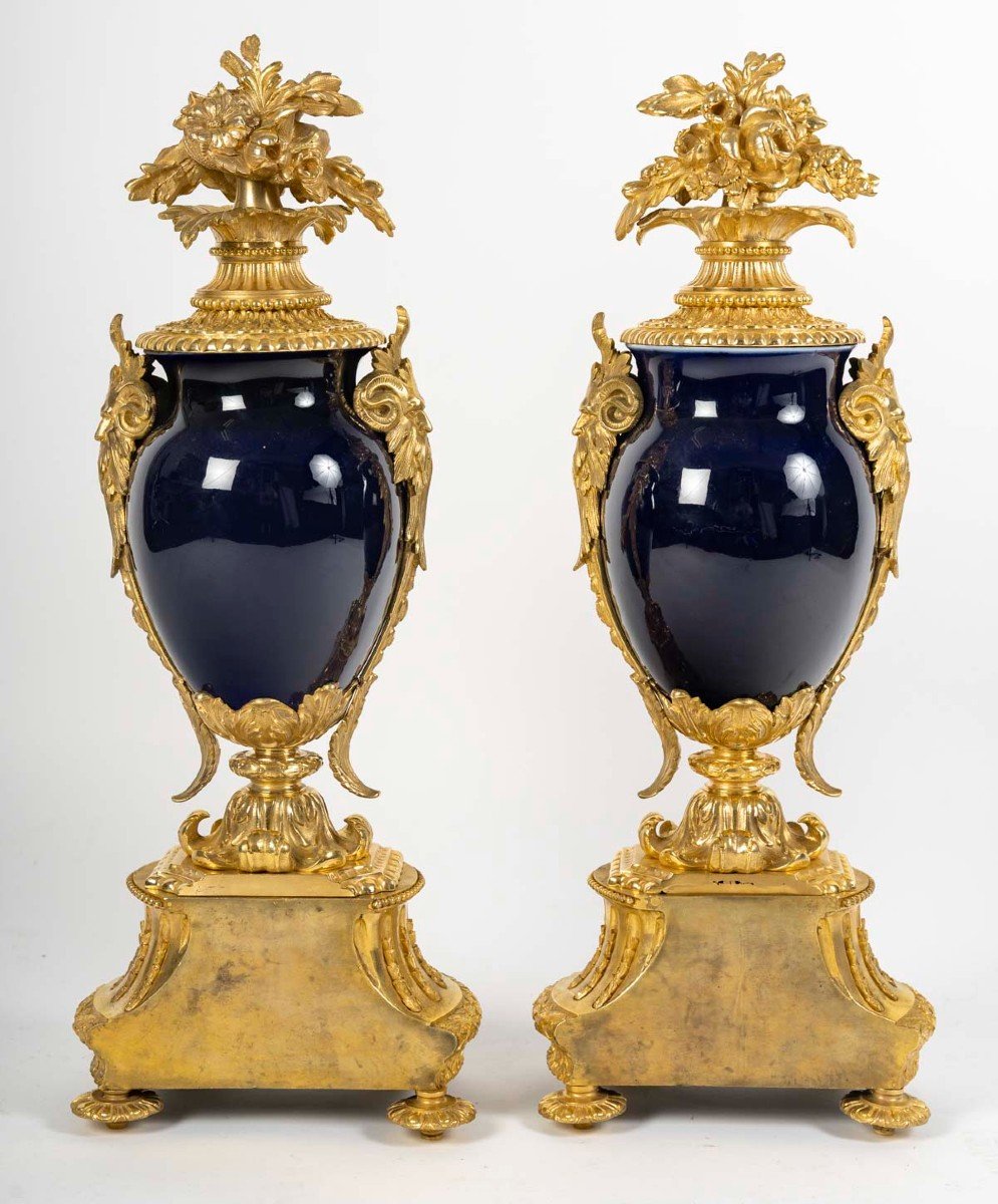 Garniture De Cheminée – XIXe Siècle-photo-1