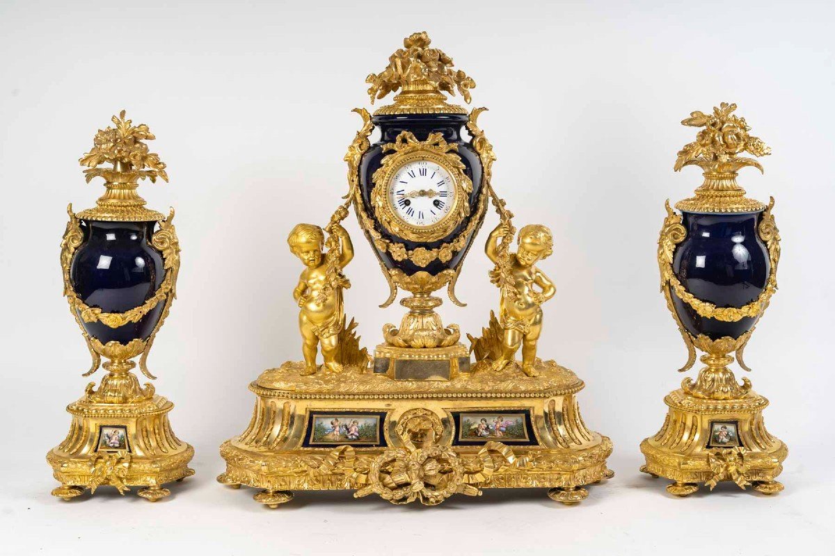 Garniture De Cheminée – XIXe Siècle