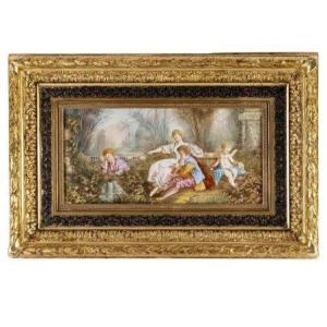 19th Century Porcelain Painting