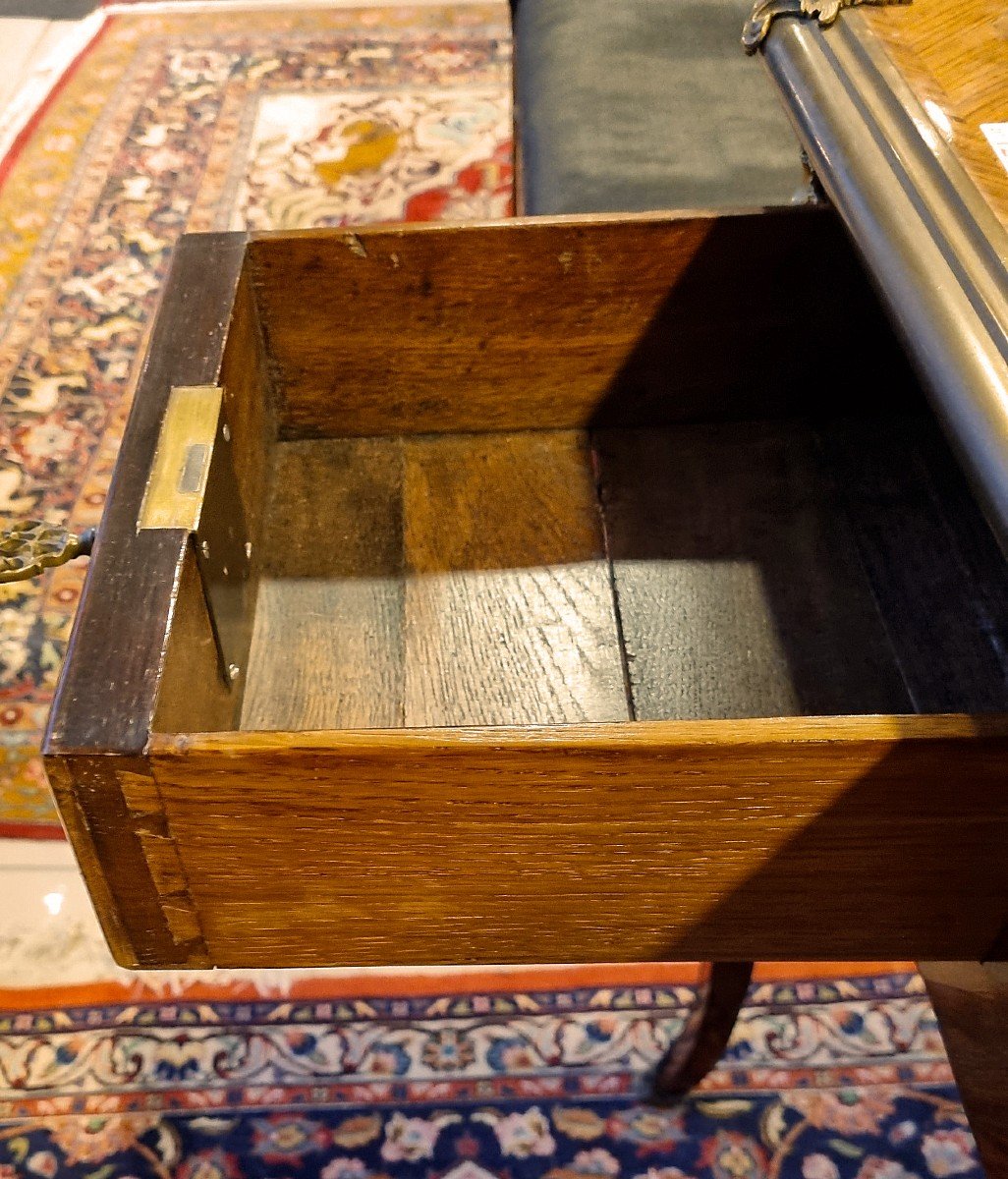 Louis XV Flat Desk Around 1750 H. 76 Cm, L. 117 Cm, D. 66 Cm-photo-4