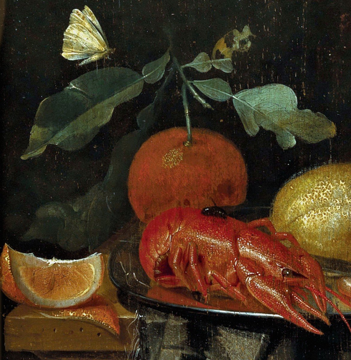 Harmen Loeding 1637-1673  Nature Morte Au Homard   Expertise Dr.meijer Amsterdam-photo-3