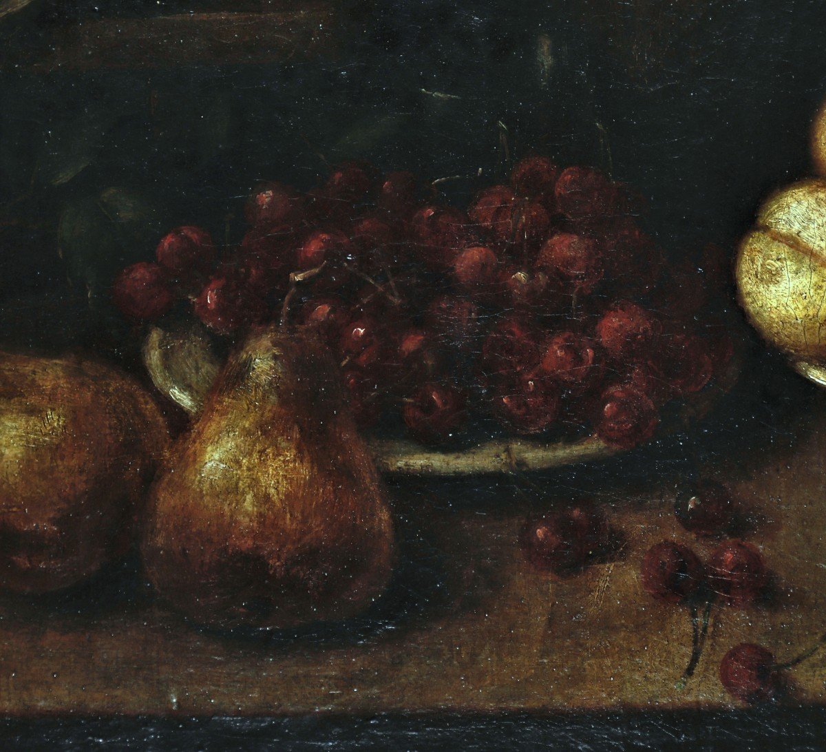 17th Century Spanish Master. Still Life Oil On Canvas 46.5 X 68 Cm-photo-3