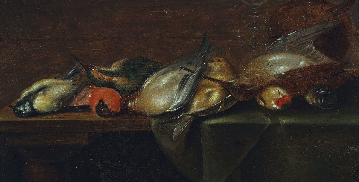 Alexander Adriaenssen (1587-1661) Still Life Oil On Wood Expertise Dr. Meijer Amsterdam-photo-3