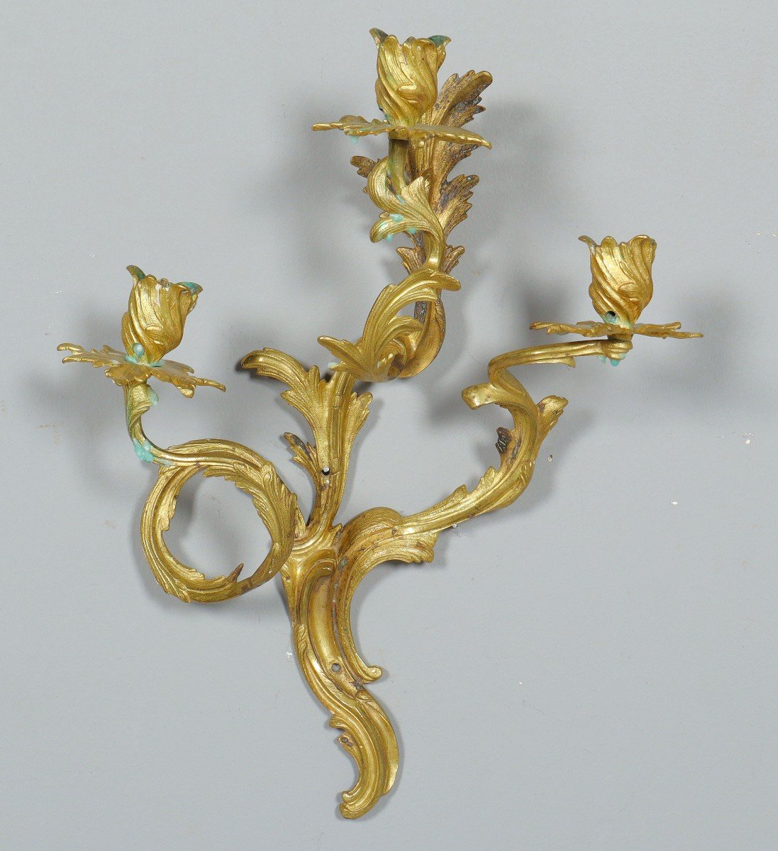 Louis XV Wall Lights 19th Century. H. 45 Cm-photo-2