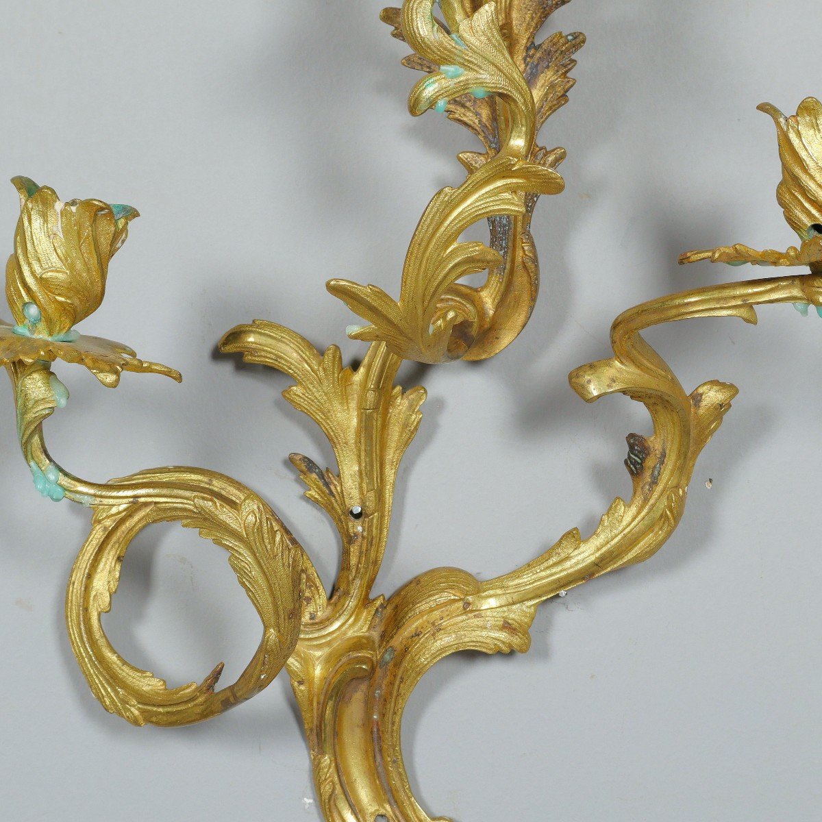 Louis XV Wall Lights 19th Century. H. 45 Cm-photo-3