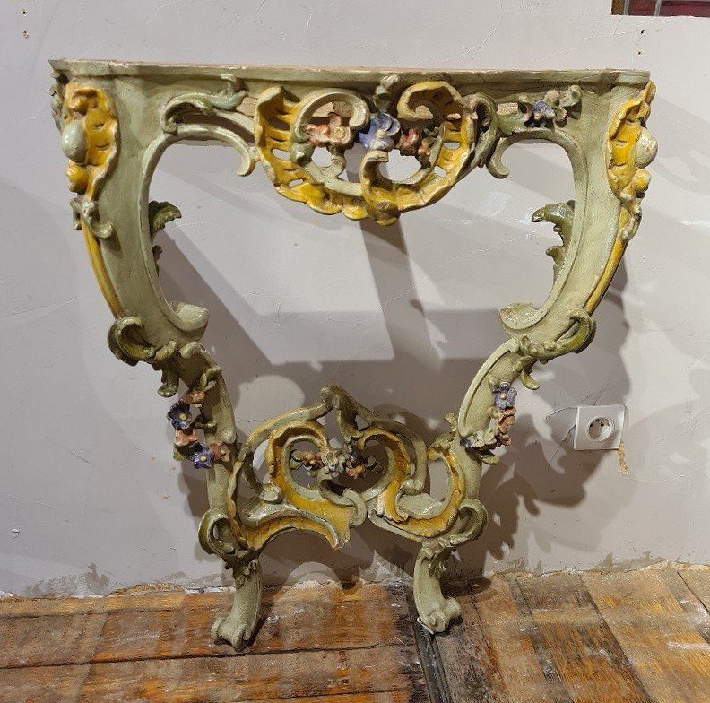 Console Germany Rococo Louis XV Munich Ignaz Günther Entourage Circa 1750-photo-3