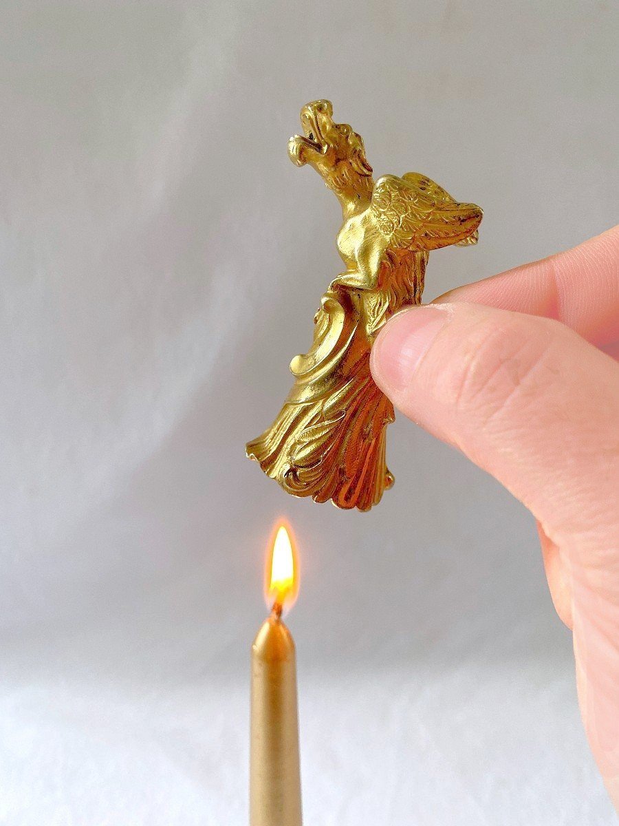 Louis XV Candle Extinguisher Around 1750 Gilt Bronze H. 8 Cm Extremely Rare! -photo-2