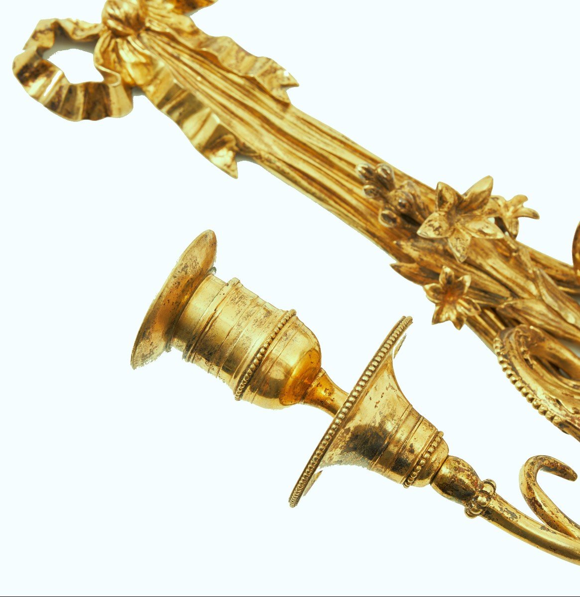 Louis XVI Grotesque Sconces Circa 1780 H. 42 Cm -photo-3