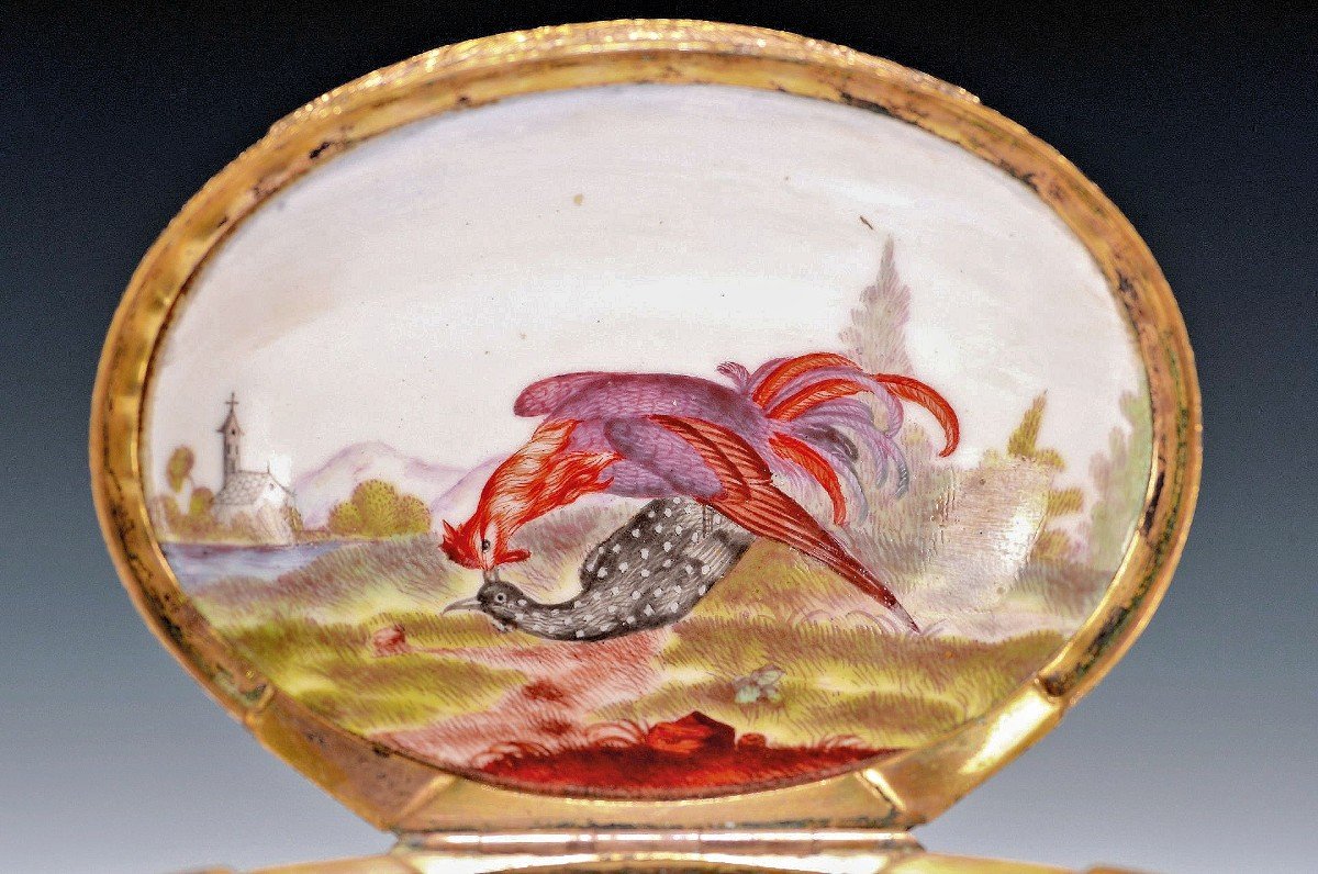 Ludwigsburg Porcelain Snuffbox Circa 1765 -photo-2