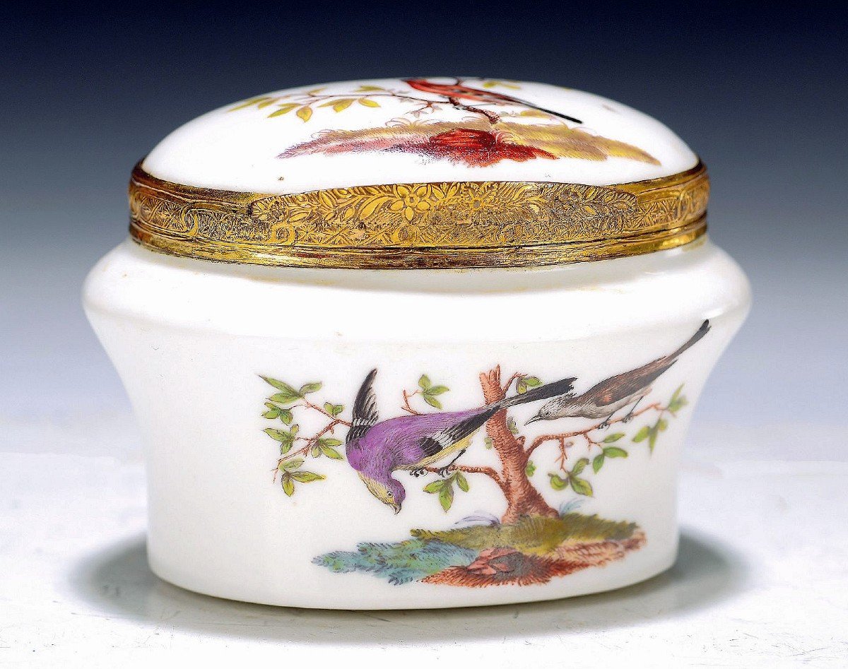 Ludwigsburg Porcelain Snuffbox Circa 1765 