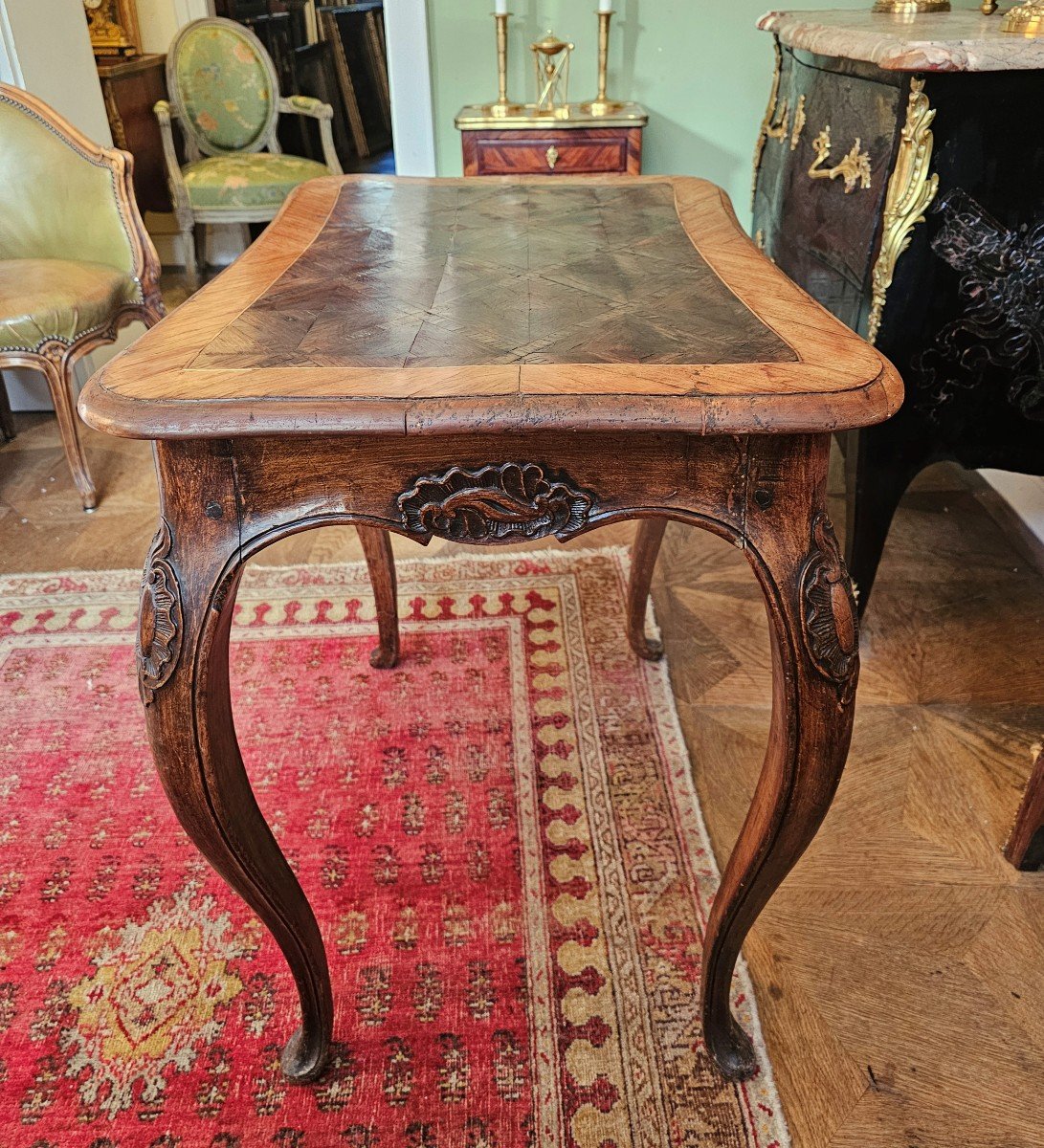 Louis XV Germany Coffee Table Circa 1750 H. 74.5 Cm, D. 55 Cm, L. 81 Cm. -photo-2