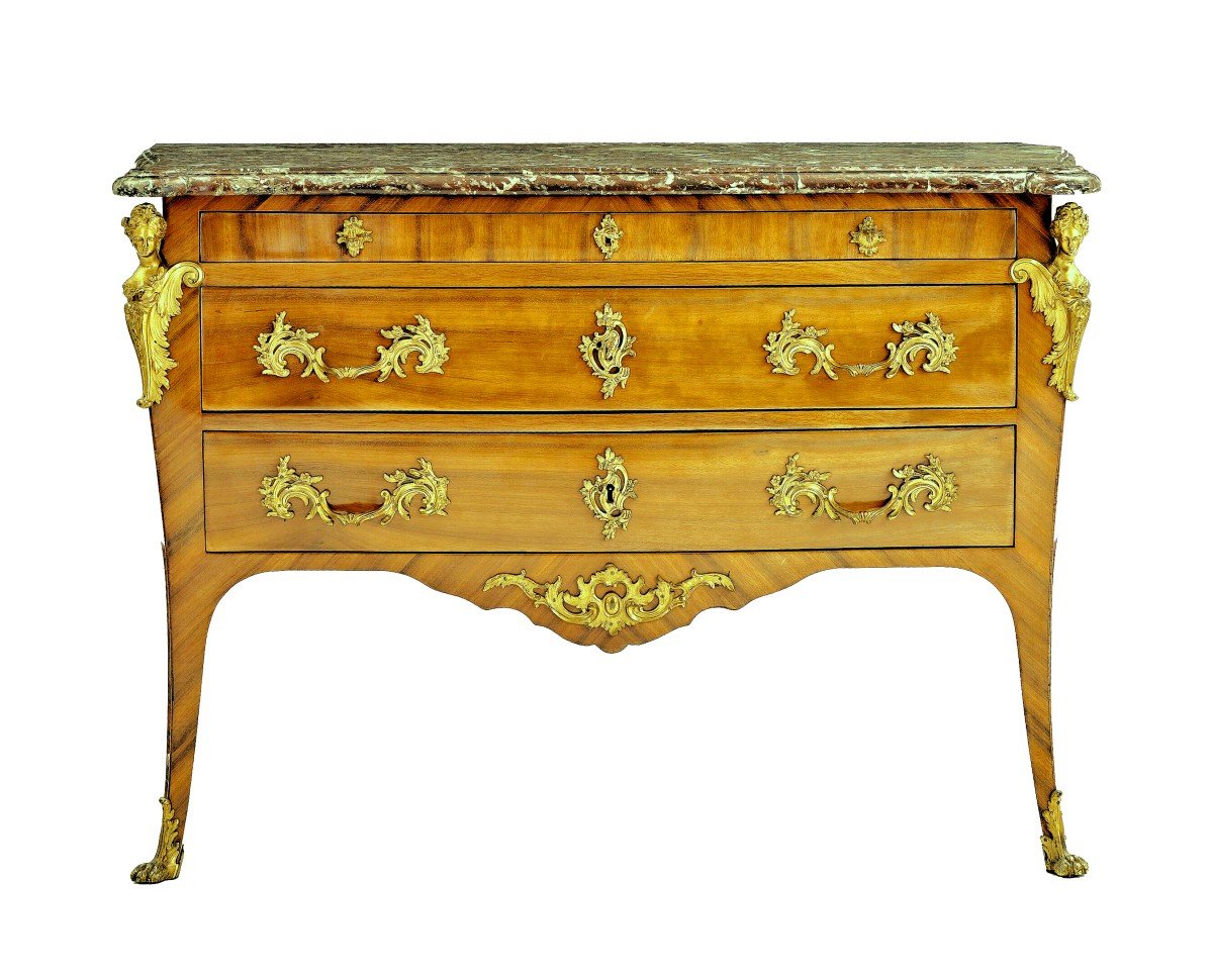 Commode Louis XV Estampillée I.DUBOIS  Vers 1760 Jacques Dubois 1693-1763-photo-5