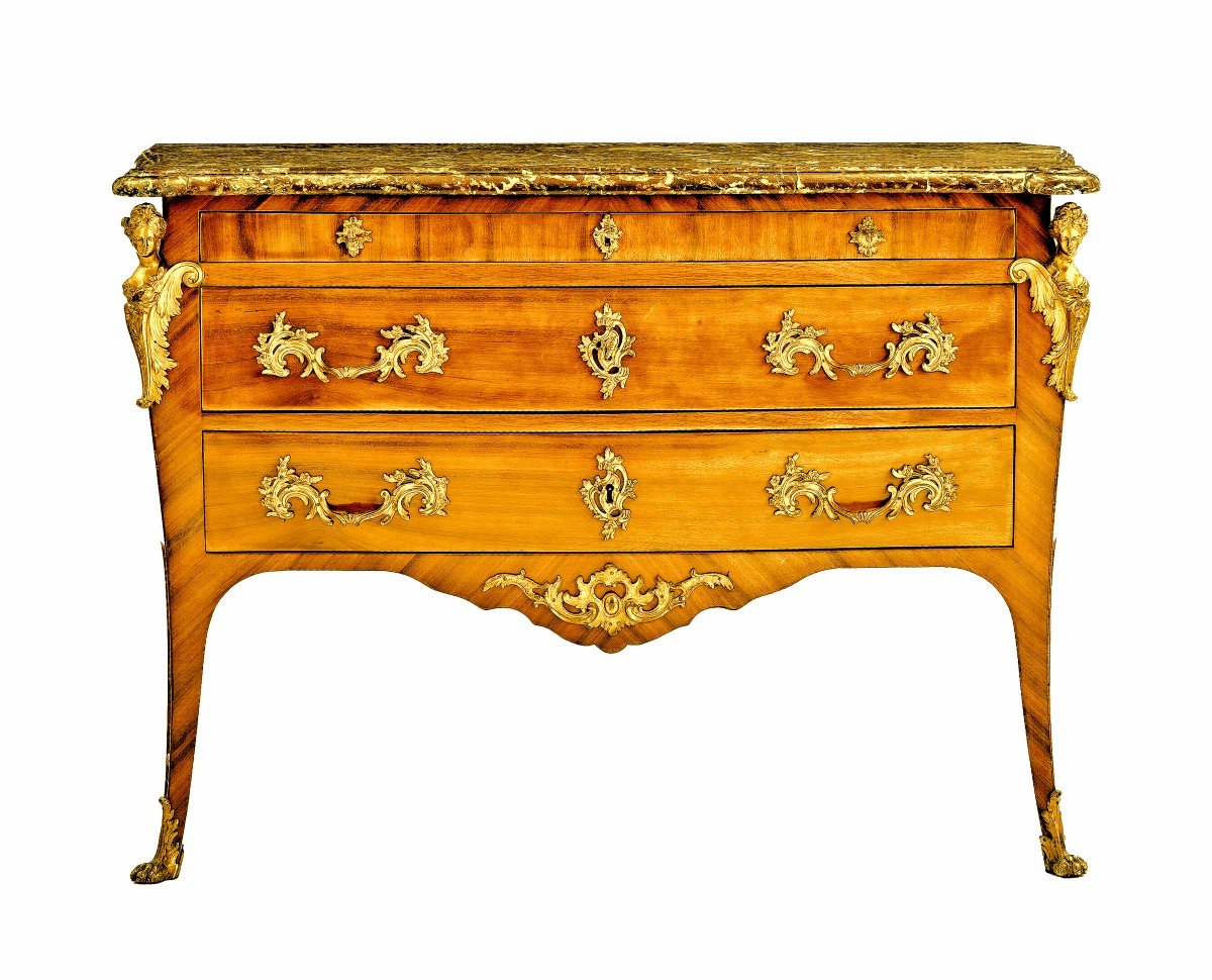 Commode Louis XV Estampillée I.DUBOIS  Vers 1760 Jacques Dubois 1693-1763-photo-4