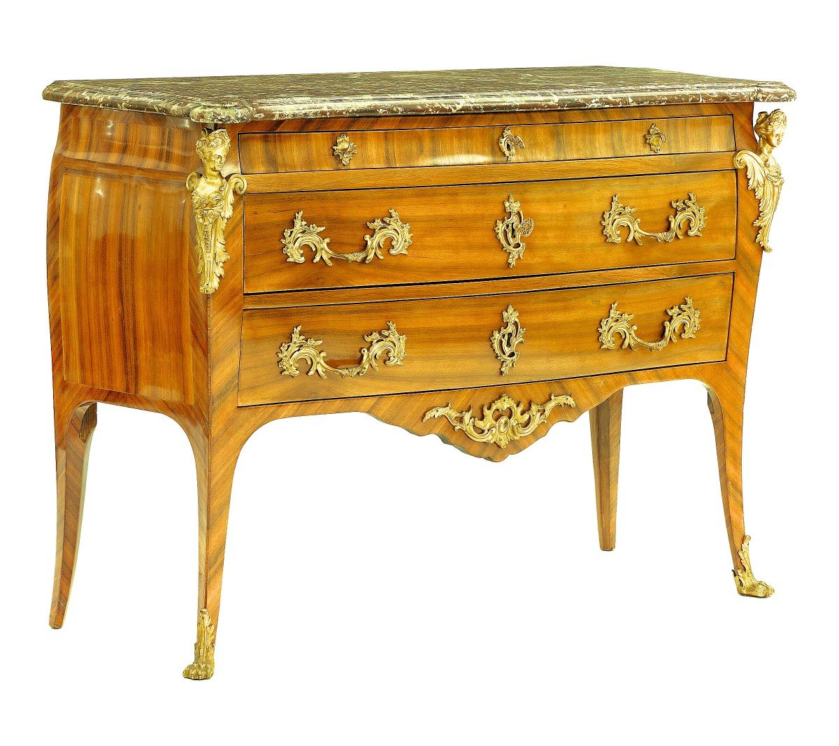 Commode Louis XV Estampillée I.DUBOIS  Vers 1760 Jacques Dubois 1693-1763