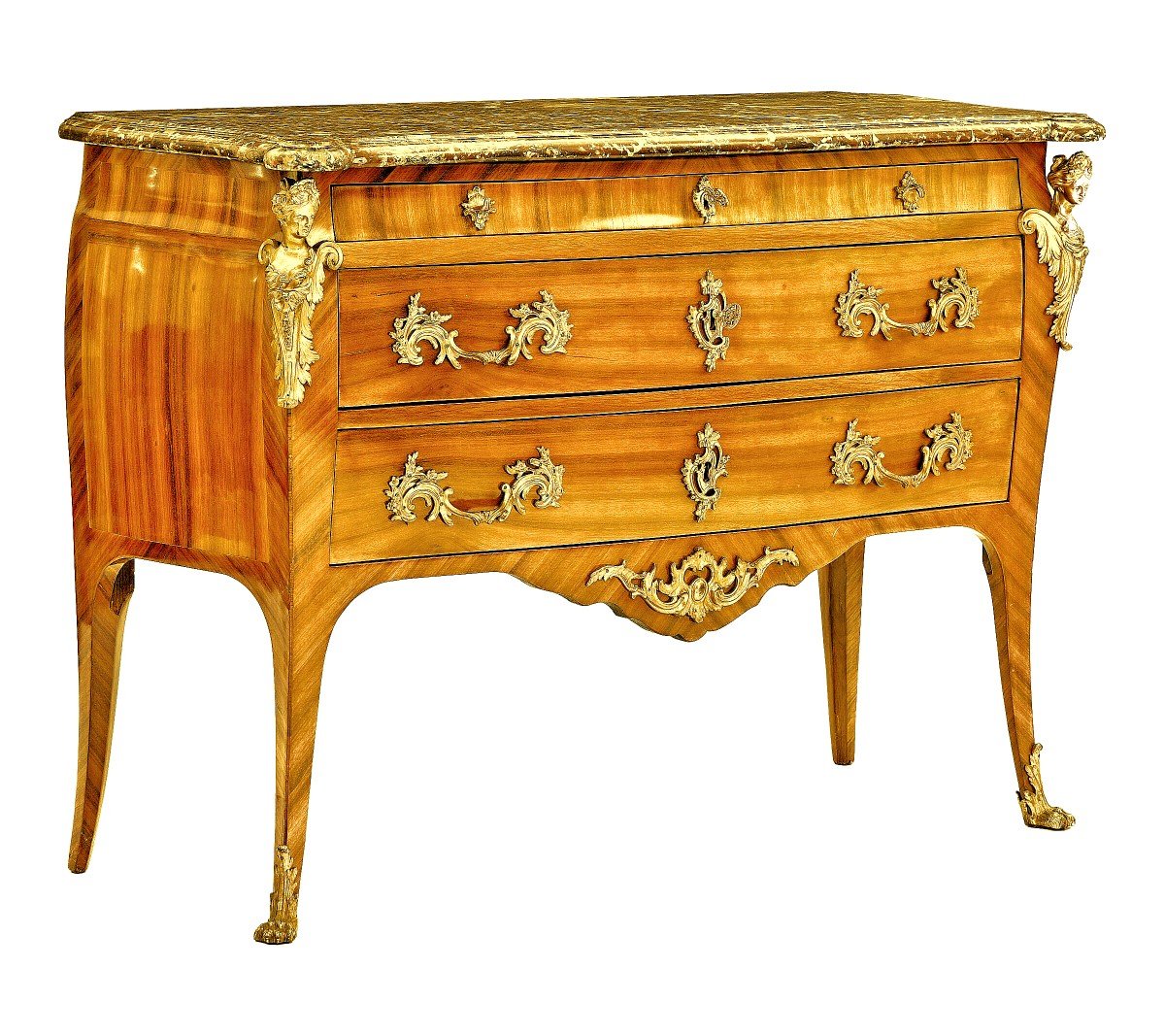 Louis XV Chest Of Drawers Stamped I.dubois Circa 1760 Jacques Dubois 1693-1763