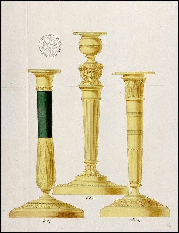 Bougeoirs Empire Vers 1810 Claude Galle  H. 28,5 Cm  Claude Galle (1759-1815)-photo-4