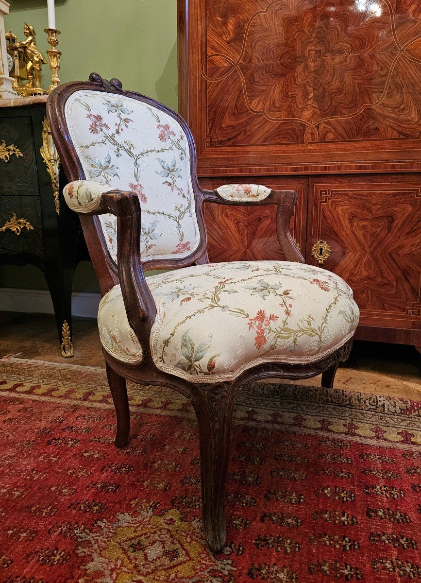 Fauteuil Louis XV Vers 1750  -photo-2