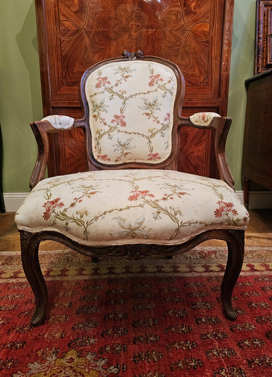 Fauteuil Louis XV Vers 1750  -photo-3