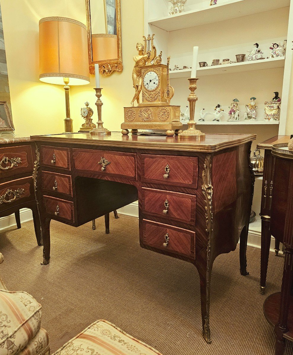 Louis XV Joseph Schmitz Flat Desk Secretary -photo-2