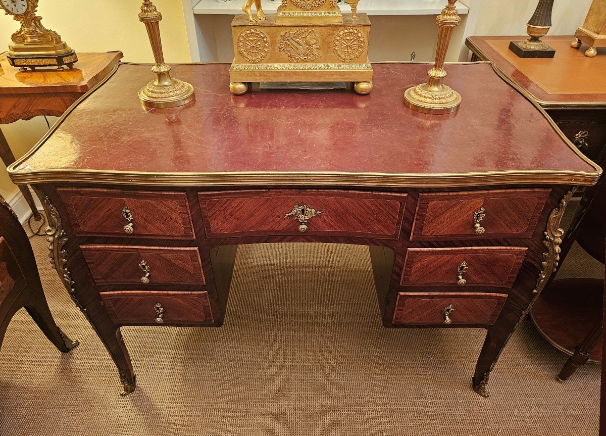 Louis XV Joseph Schmitz Flat Desk Secretary -photo-3