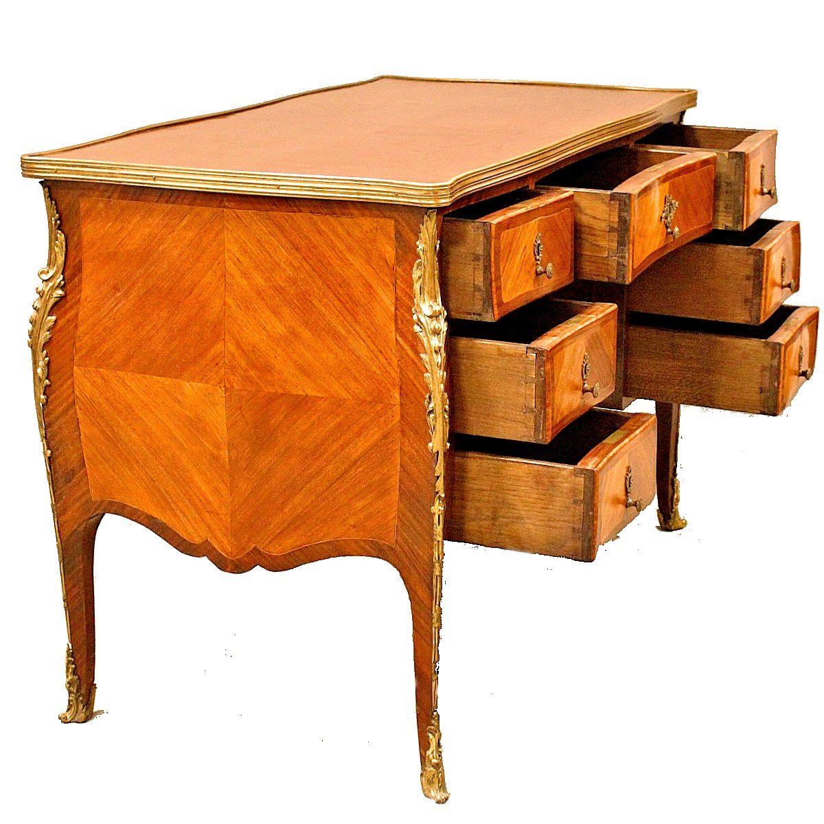 Louis XV Joseph Schmitz Flat Desk Secretary -photo-1