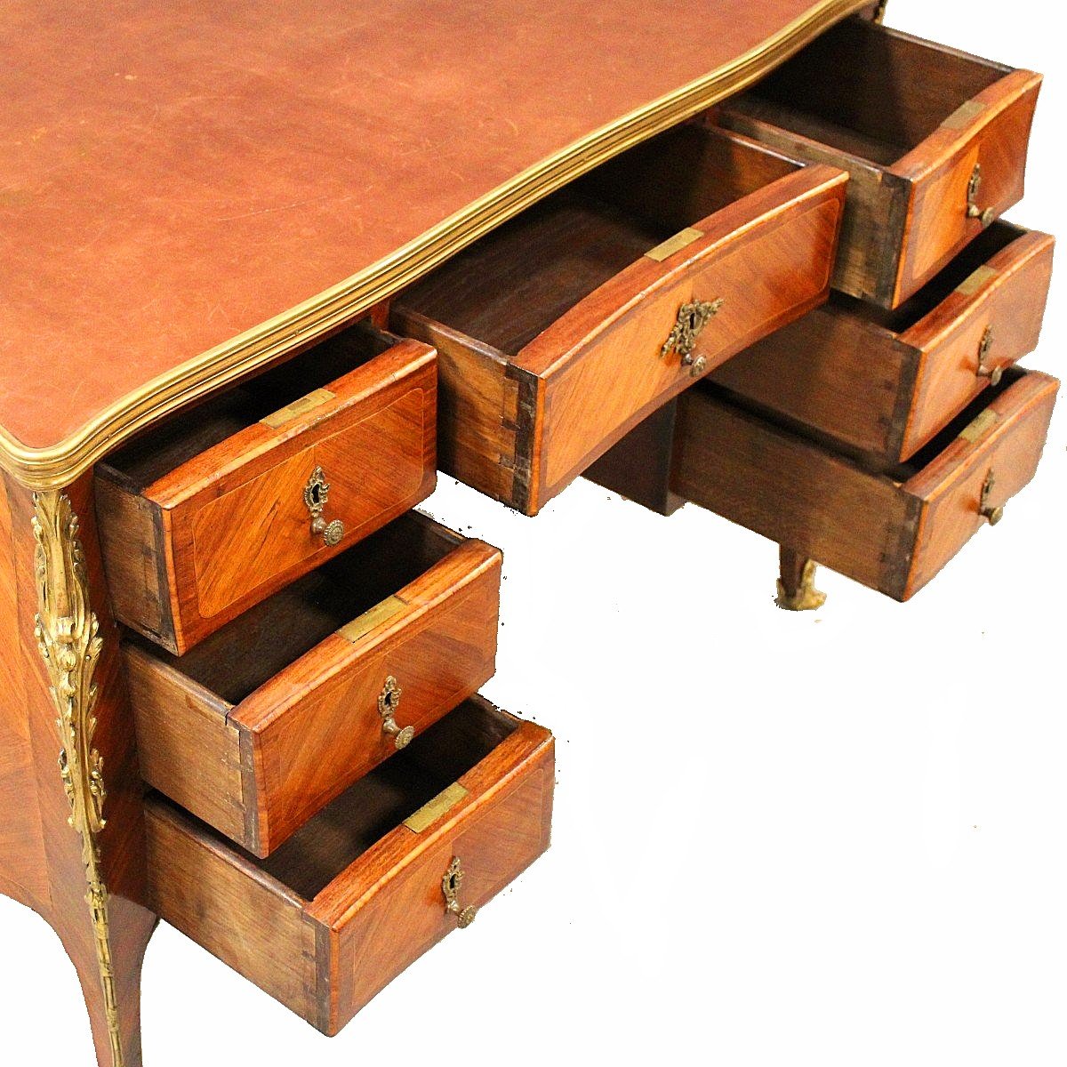 Louis XV Joseph Schmitz Flat Desk Secretary -photo-3