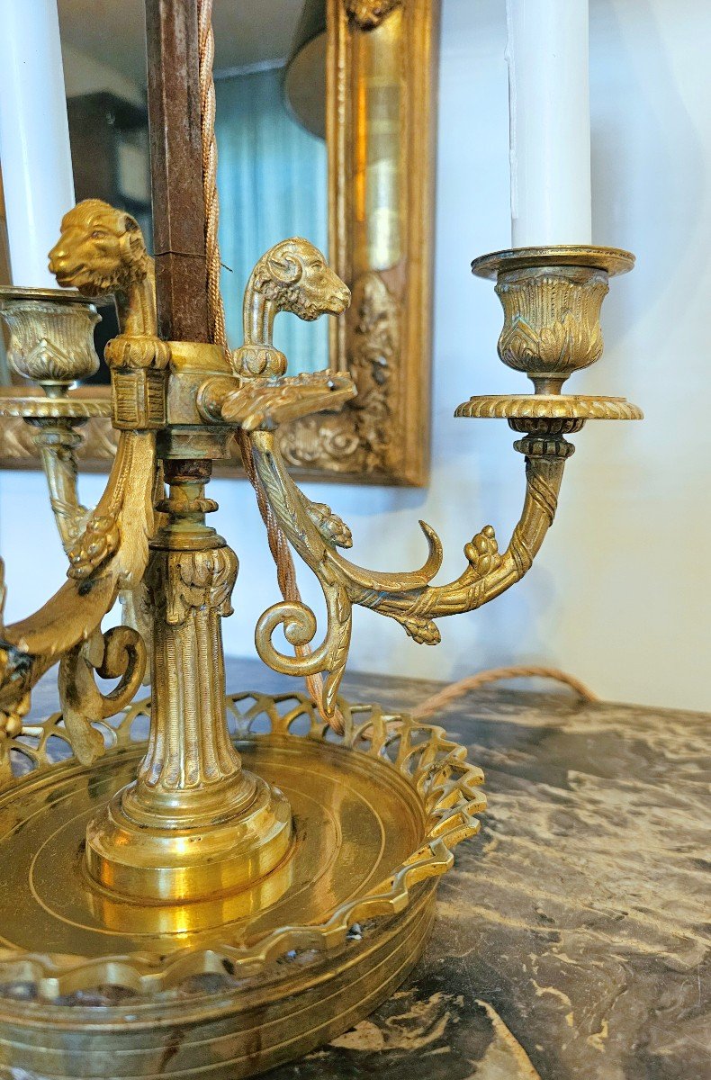 Louis XVI Lamp Circa 1800 Height 61 Cm -photo-3