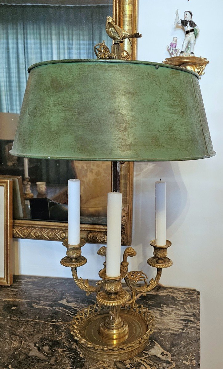 Louis XVI Lamp Circa 1800 Height 61 Cm -photo-4