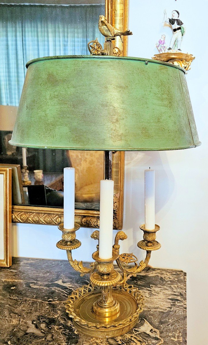 Louis XVI Lamp Circa 1800 Height 61 Cm 