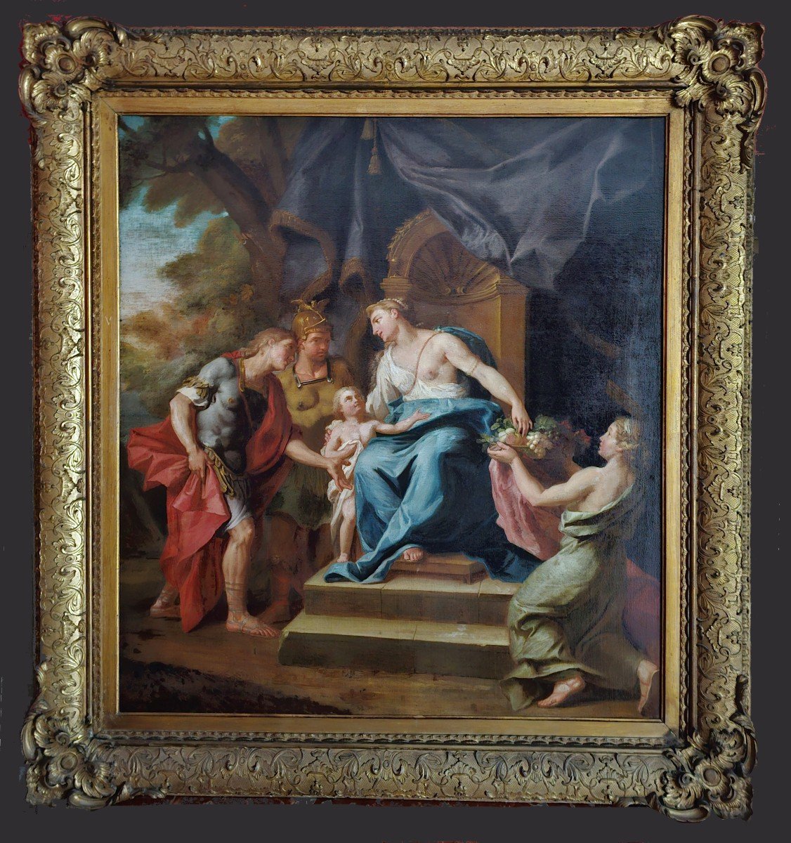 Samuel Massé 1672 - 1753 énée Et Achatès Devant Didon - Expertise François Marandet, Londres 