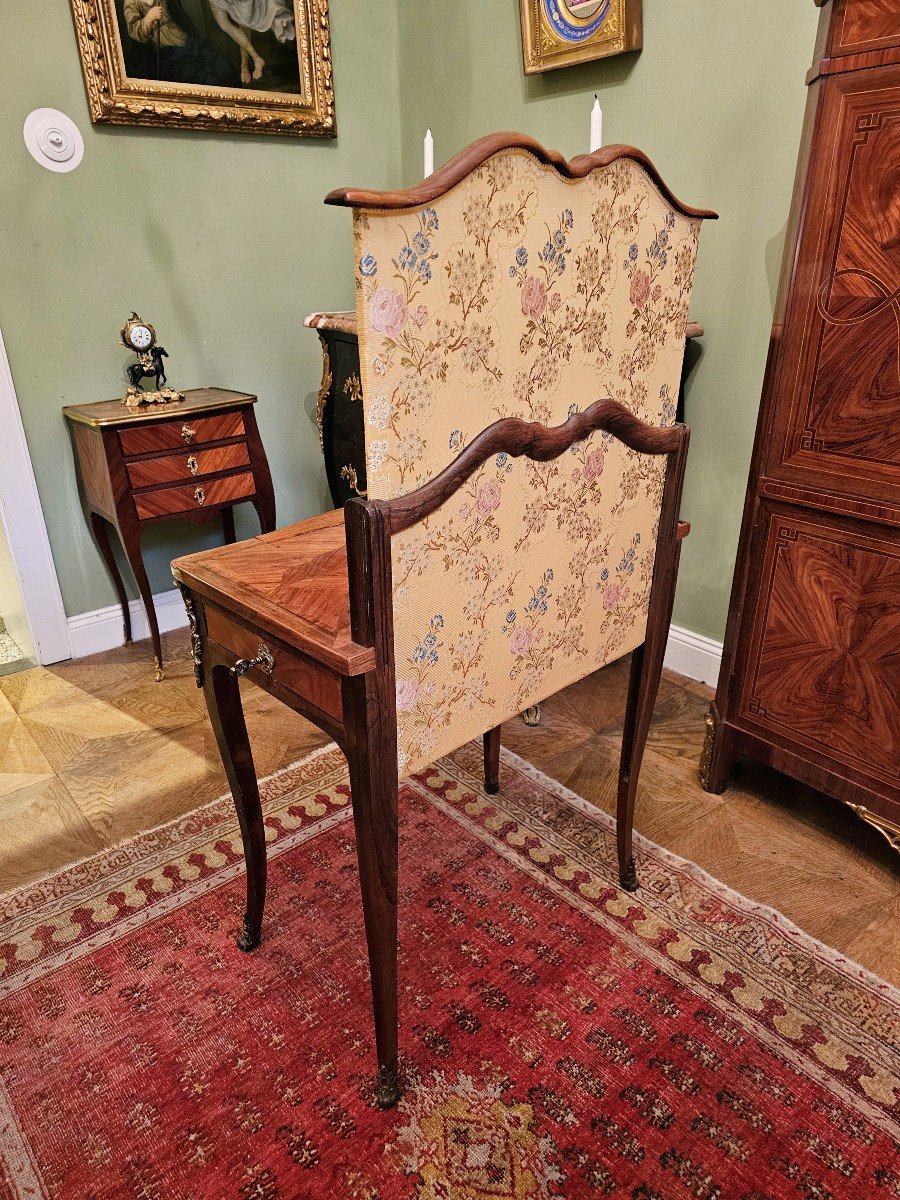 Louis XV Transforming Table Desk/desk/drawing Table With Light Screen Ca.1750 -photo-5