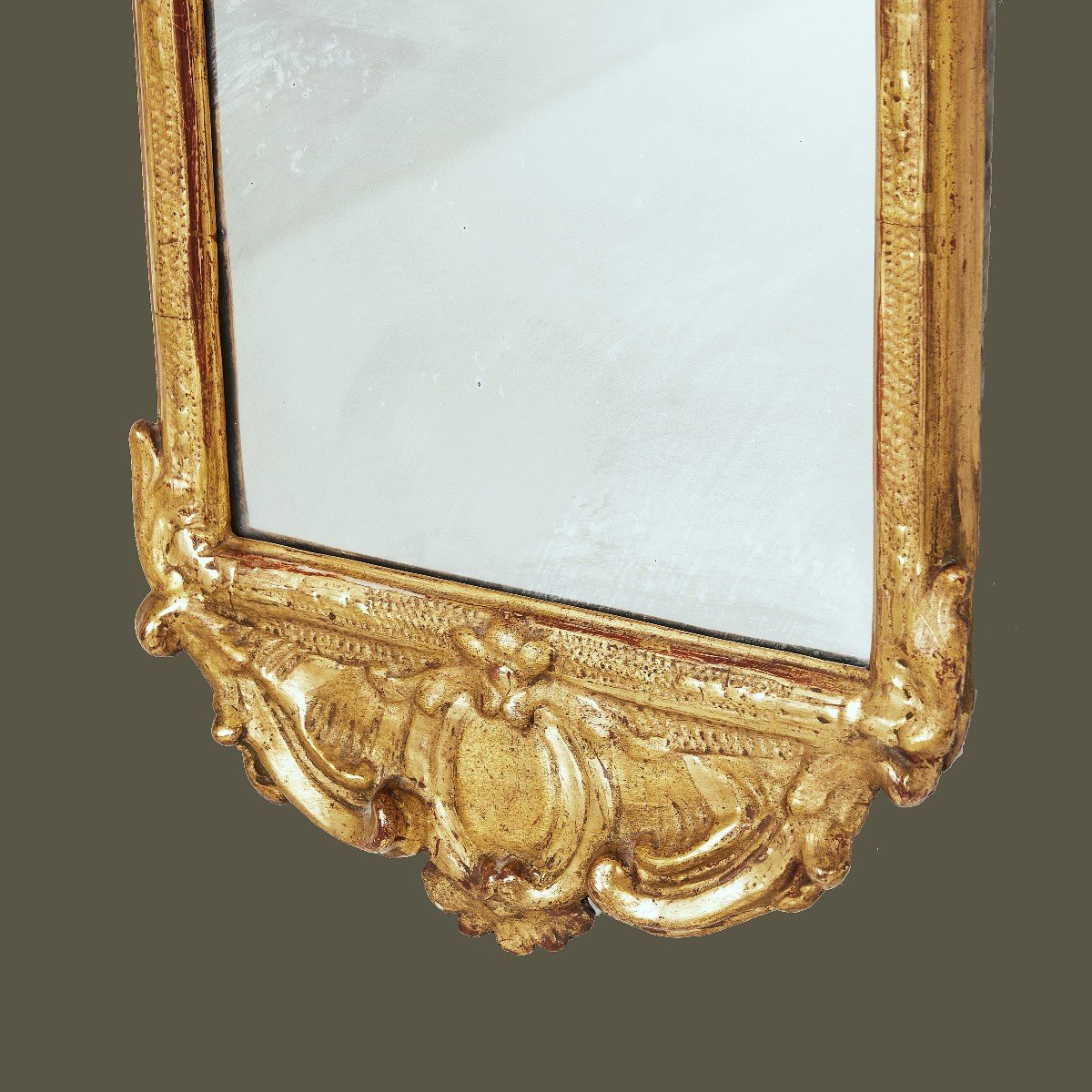 Miroir Suède Vers 1760 Louis XV   62 X 27 X 10 Cm  -photo-3