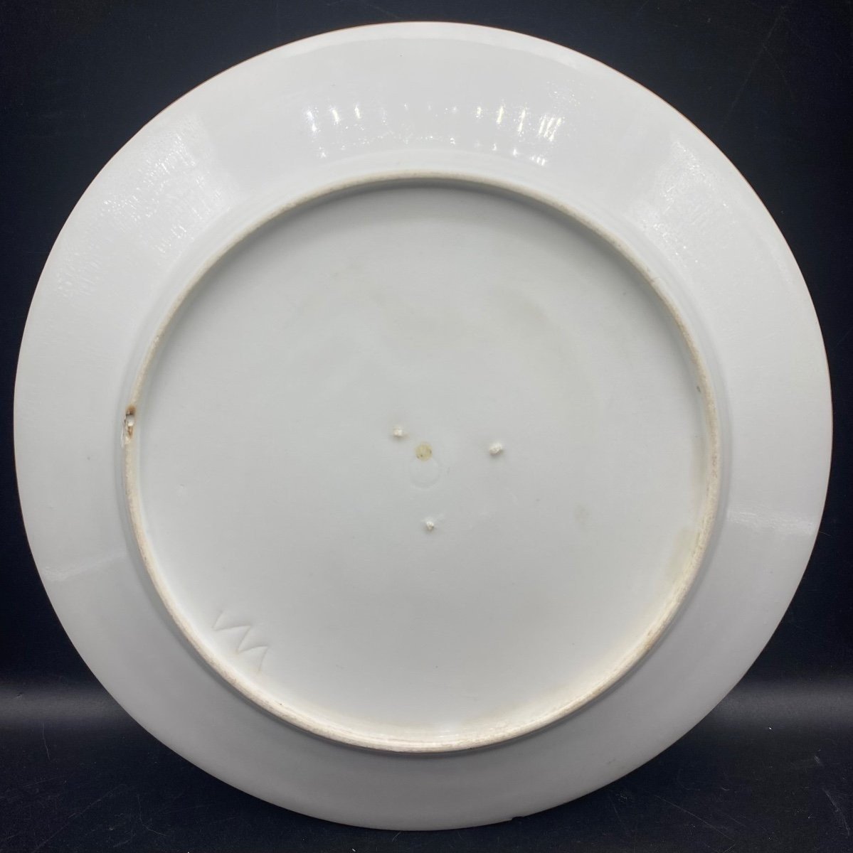 Porcelain Plate Russia 1815-1820 Imperial Manufacture Saint-petersburg Monogrammed Swebach-photo-4