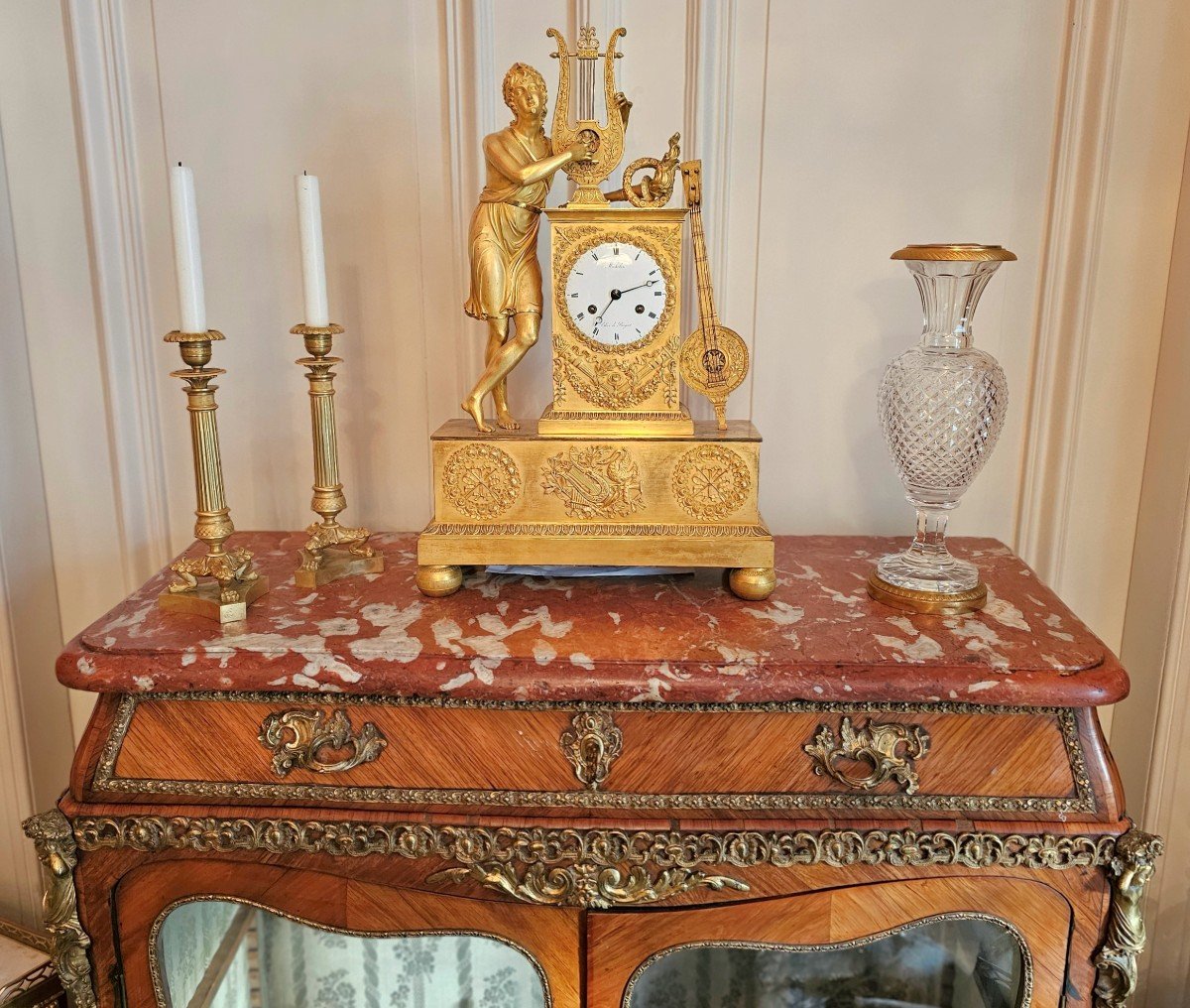 Louis XV Display Case Circa 1760 Stamped P Roussel Pierre Roussel 1723-1782 -photo-5