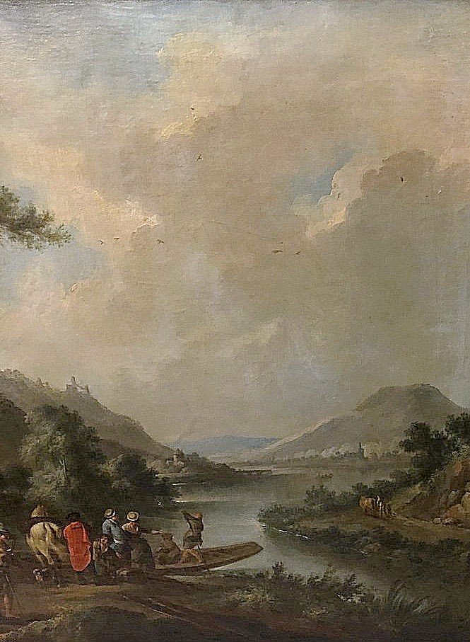 Christian Georg Schütz 1718-1791 The Great Rhine Landscape With View Of The Rhine-photo-4