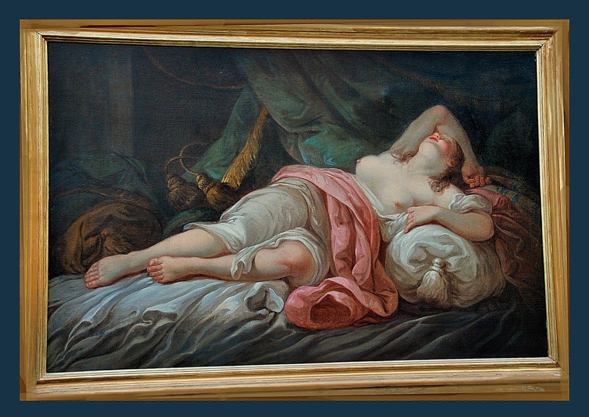 Charles De La Fosse 1636-1716 The Sleep (armida?)-photo-2