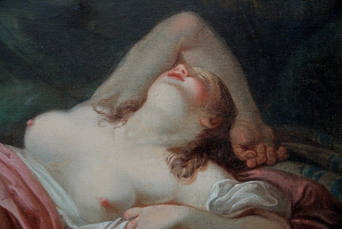 Charles De La Fosse 1636-1716 The Sleep (armida?)-photo-3