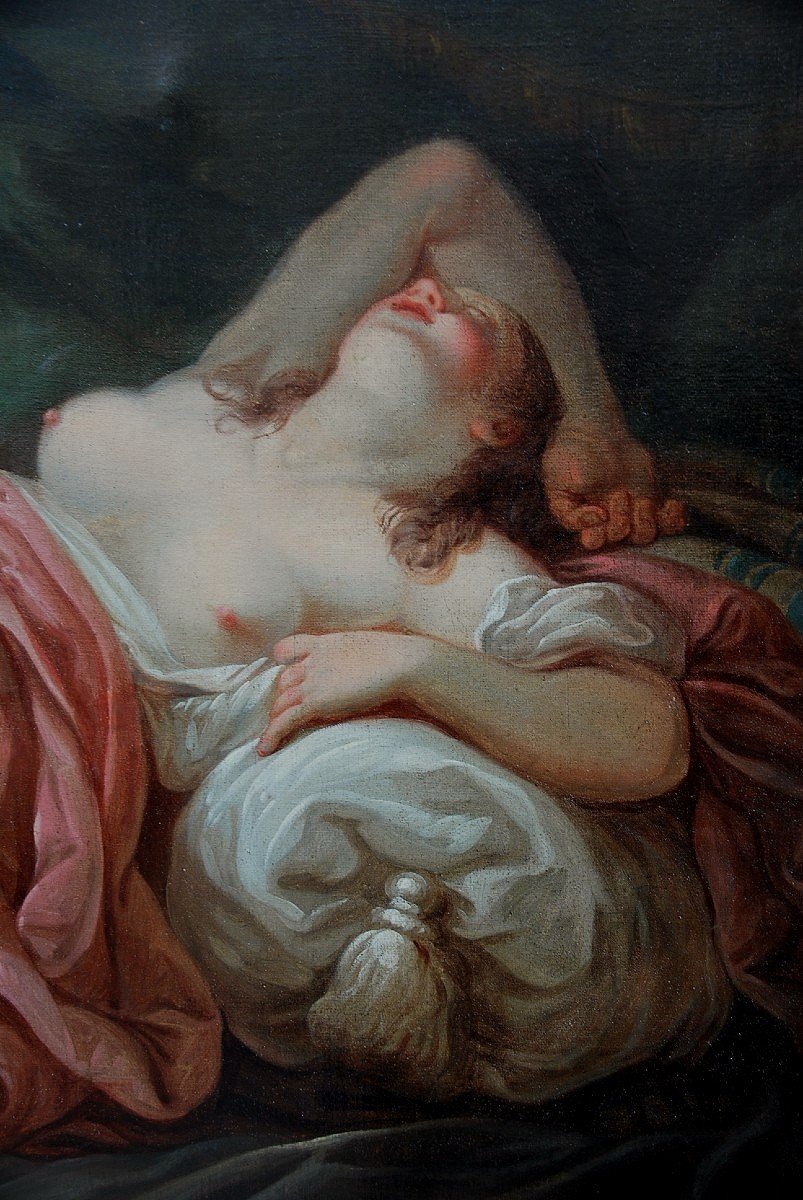 Charles De La Fosse 1636-1716 The Sleep (armida?)-photo-4