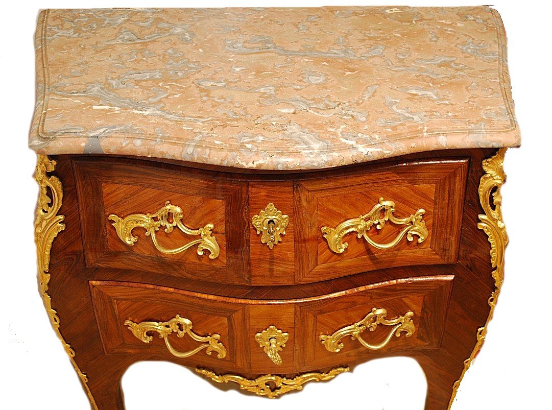 Commode Louis XV Vers 1765 Estampillée I*Chenevat   Jacques Chenevat Maître 6 Décembre 1763  -photo-2