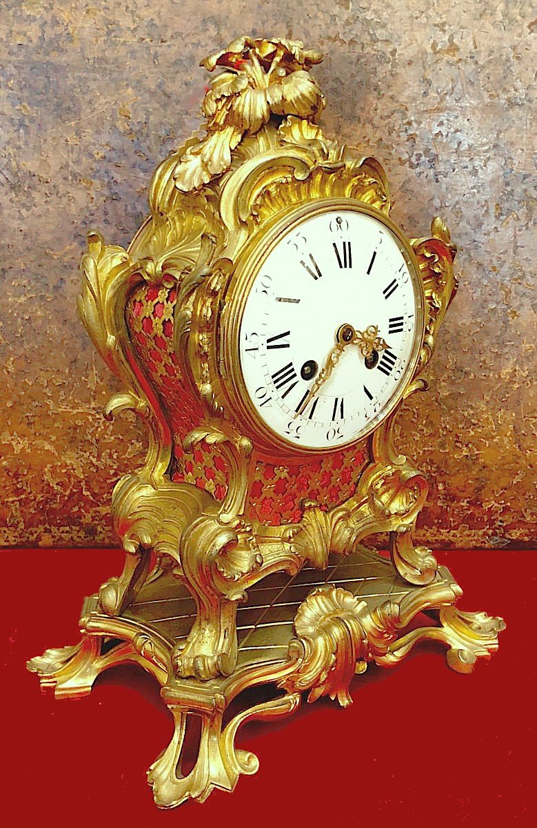 Louis XV Clock Circa 1750 The Model Of Jean Joseph De Saint-germain 1719 Paris 1791-photo-2