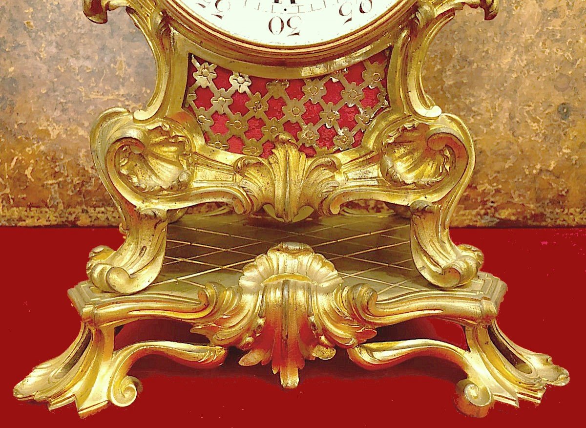 Louis XV Clock Circa 1750 The Model Of Jean Joseph De Saint-germain 1719 Paris 1791-photo-3