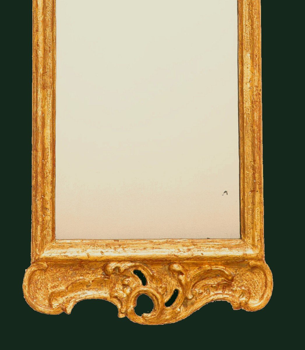 Miroir Louis XV Vers 1750   98x35 Cm  -photo-2