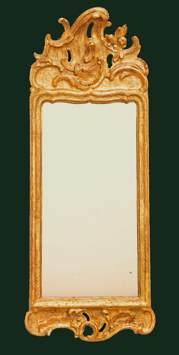 Miroir Louis XV Vers 1750   98x35 Cm  
