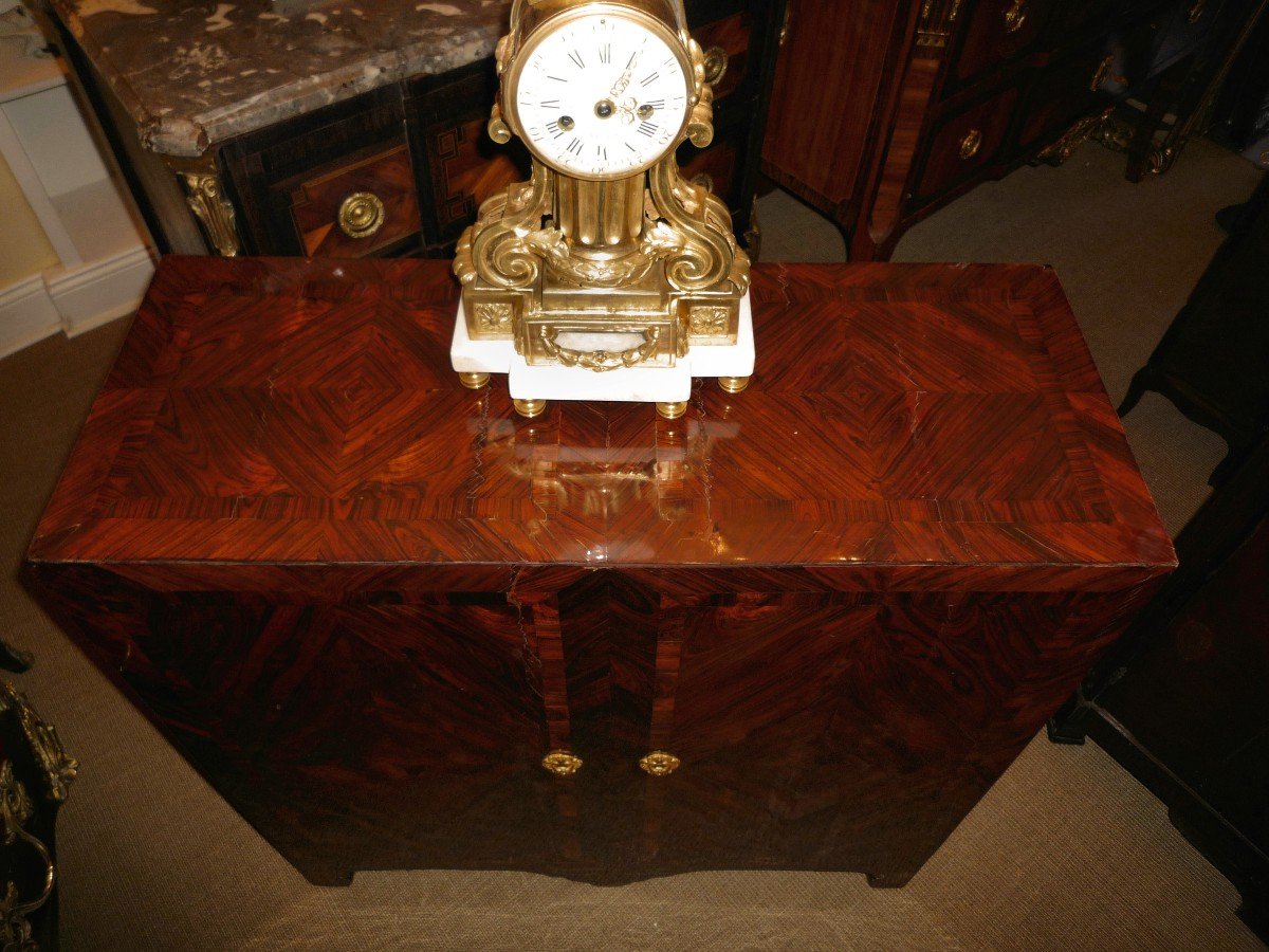 End Of Louis XV Desk Around 1750 Stamped Jc Saunier Jean Charles Saunier Commode-photo-1