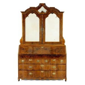 Baroque Secretary Cabinet Cupboard 2nd Quarter From The 18th Century. Sweden Hugo Fürloh