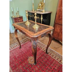 Louis XV Germany Coffee Table Circa 1750 H. 74.5 Cm, D. 55 Cm, L. 81 Cm. 