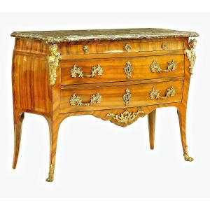 Louis XV Chest Of Drawers Stamped I.dubois Circa 1760 Jacques Dubois 1693-1763